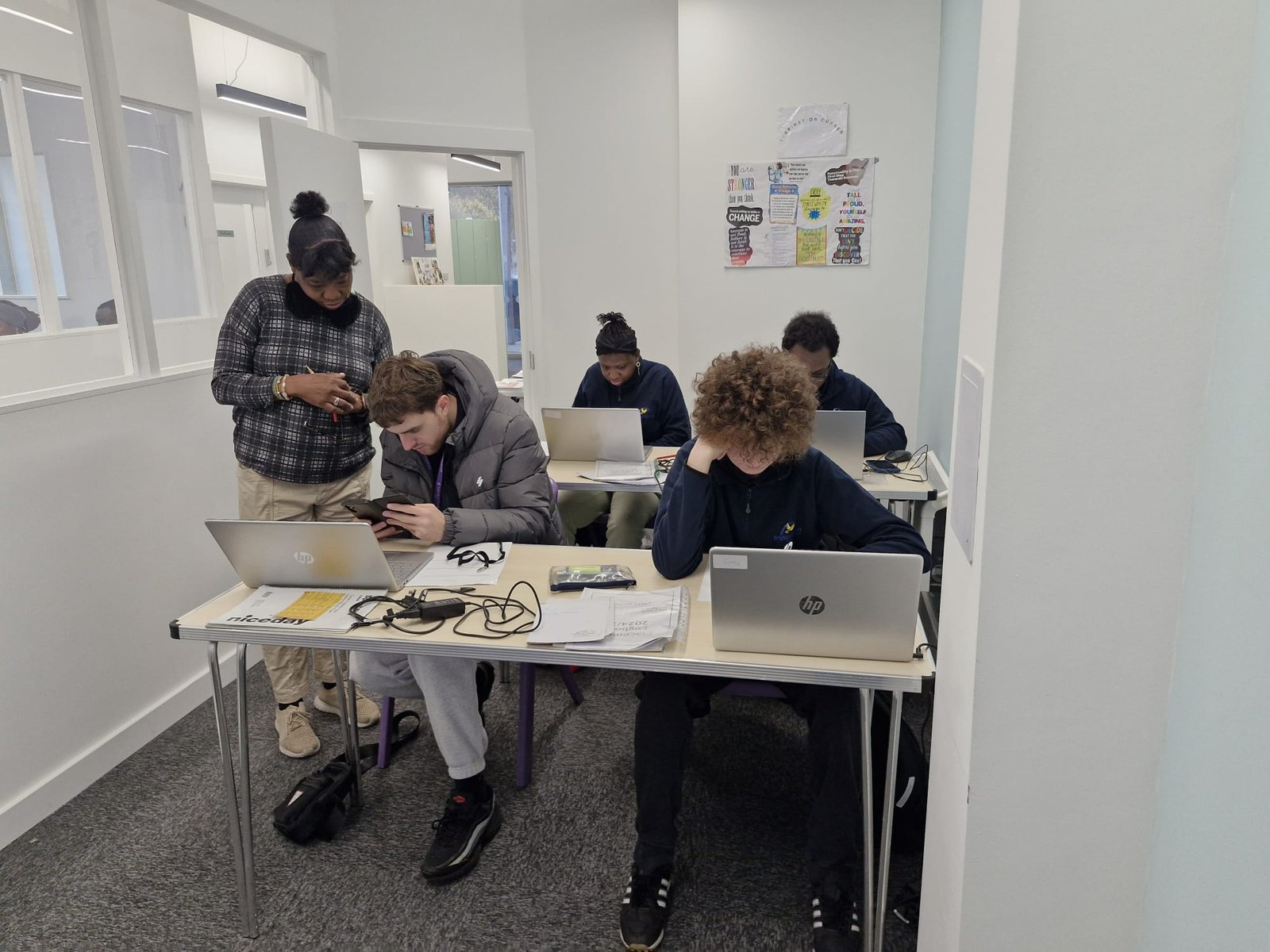 Students in SEND College Kent